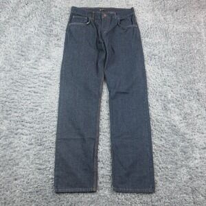 Origin Jeans Mens 34x34 Blue Straight Leg Denim Dark Wash Made USA 34x35* NWOT